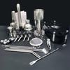 22Pcs 750ml 600ml Boston Cocktail Shaker Bar Tools Wine Mixer Set Bartender 25/20oz Cocktail Shakers Tool Kit with Stand