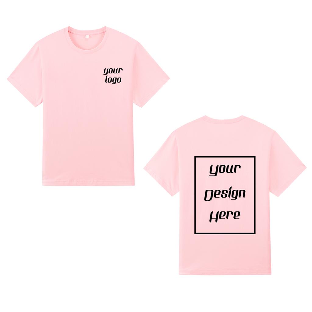 Streetwear Tilpasset Mønstertrykk T-skjorte Harajuku Casual O-hals Topp Korte Ermer Unisex 100% Bomull Gruppe T-skjorte