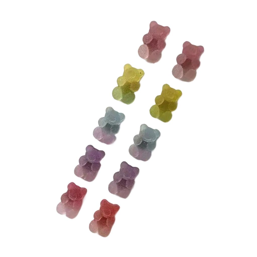10Pcs Bear Fridge Magnets Bear Fridge Magnets Creative Refrigerator Magnets Garage Door Magnets Stickers for Whiteboard