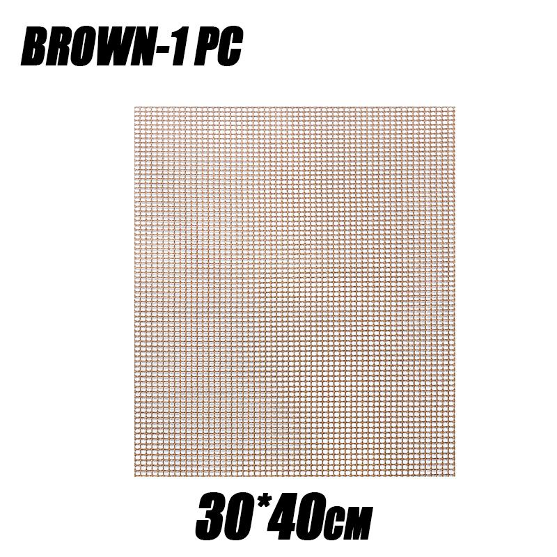 1/3/5PCS Non-Stick BBQ Grill Mat Reusable Easy To Clean Mesh Pad for Electric Gas and Charcoal Grills Outdoor Cooking