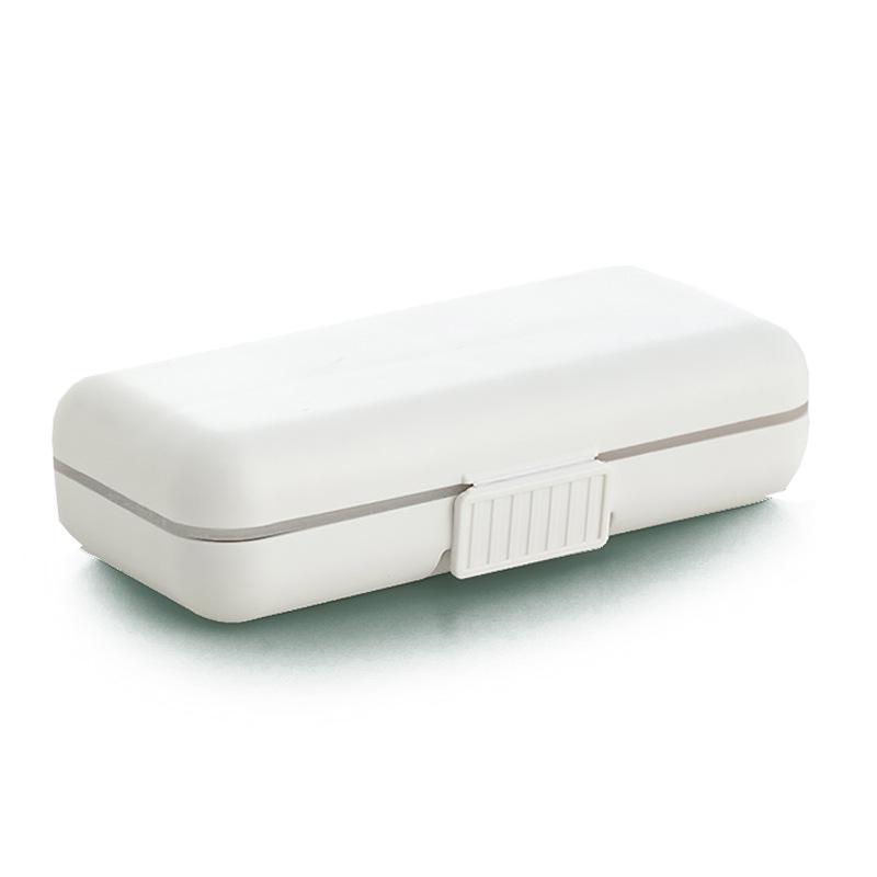 1 stück Tragbare Versiegelte Pille Lagerung Box Fach Tragbare Mini Pille Box Reise Pille Fall Medizin Container
