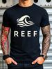 Baumwollmischung T-Shirt - Sommerliches Lässiges Sport-T-Shirt mit "REEF" Aufdruck