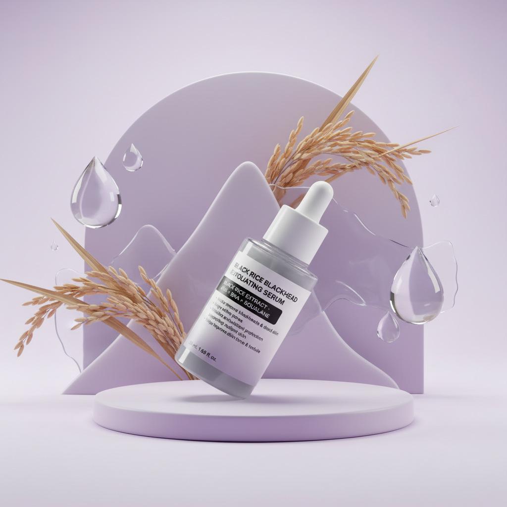 Czarny Ryż Ex Serum 50ml - Serum Naprawcze Antyoksydacyjne, Serum do Twarzy, Rozjaśniające, Głęboko Odżywcze, Przeciwstarzeniowe