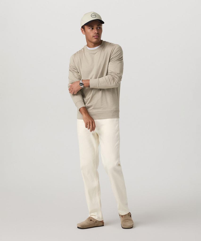 VUORI [Male] Ponto Performance Crew_Light Khaki_Vr16120003