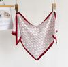 Plaid New Imitation Silk Printing Waist Triangle Scarf Sunscreen Shawl Scarf Women's Silk Scarf Scarf Headscarf Scarf