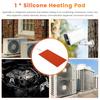 Avrpqiwy Silicone Heating Pad Rubber Heating Mat Heater Bed Plate Flexible Waterproof Heating Parts for
