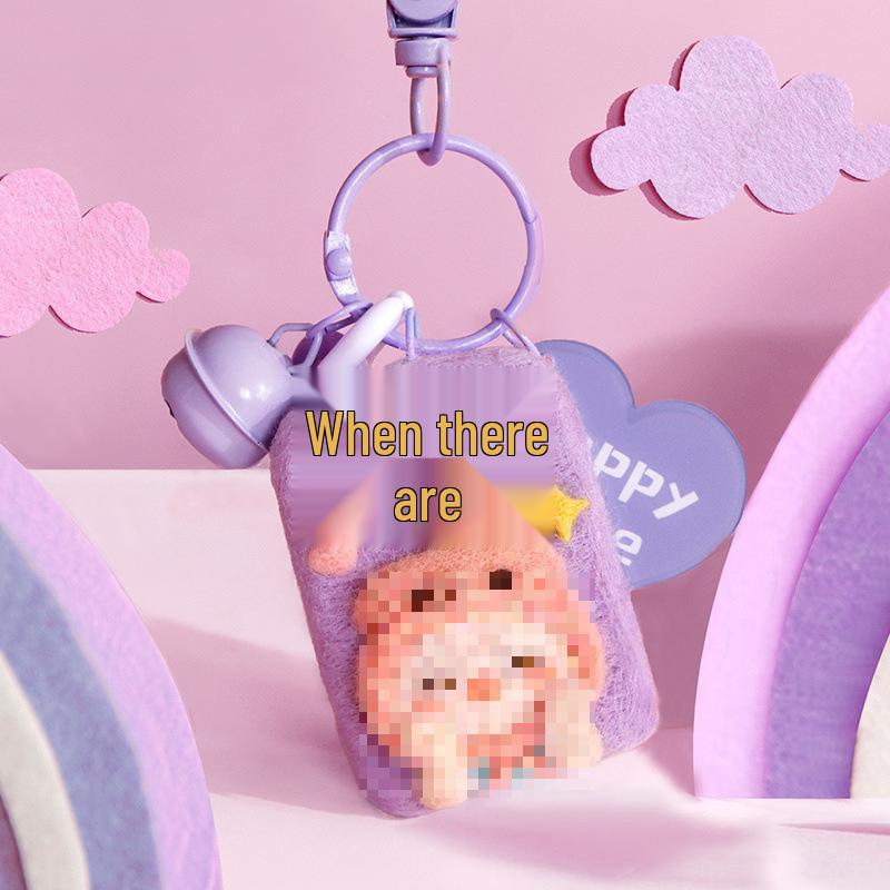 Набор для самостоятельного изготовления из шерстяного фетра: Милая мультяшная пара Омамори