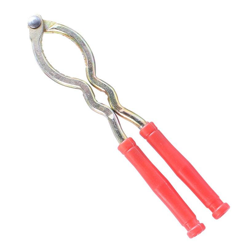 Red Handle Iron Nut Cracker, Heavy Duty Walnut Opener Pliers, Multi-function Shelling Tool For Walnuts Pecans