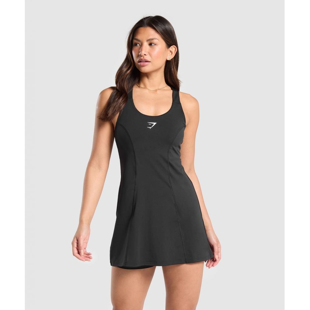 

Спортивное платье GYMSHARK черное B4A9Q BB2J S