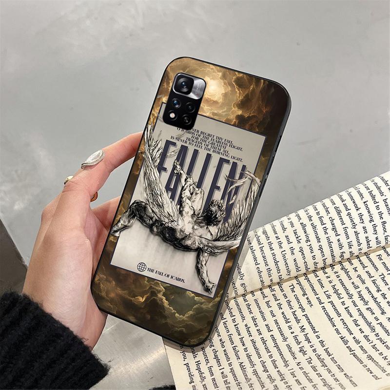 Phone Case For Xiaomi Poco C71 15T 14T Pro Redmi Note 15 14 14 13 Pro Redmi A5 15C 13C Fallen Angel
