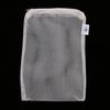 Filter Media Bags, Aquarium Nylon Mesh Bags with Zipper, Fish Tank White Net for Pellet Carbon,