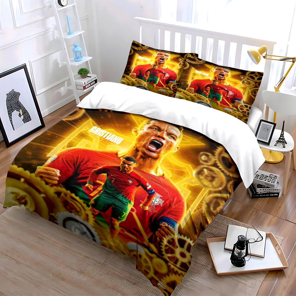 Set Biancheria da Letto Giocatore di Calcio Set Biancheria da Letto (1 copripiumino, 2 federe, piumino non incluso)