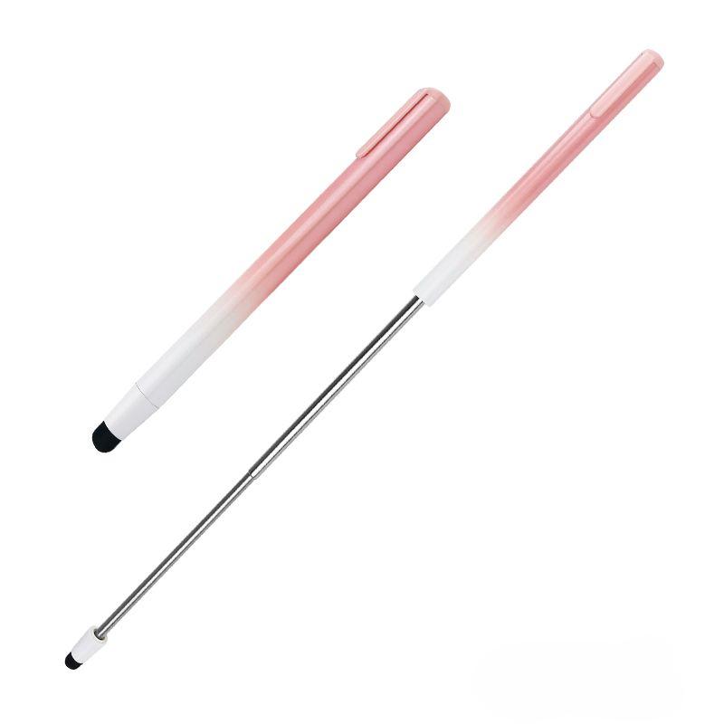 

38см TPEN Выдвижная ручка-хлыст Ipad Магнитная Применимая Обучающая Таблетка Преподавание Все-в-одном Ручка для сенсорного экрана розовый