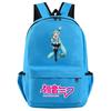 Anime Cartoon Hatsune Miku Printed Backpack for Teenager Student Girl Boy Bookbag Schoolbag Women Large Capacity Waterproof Travel Bag Gift Rucksak