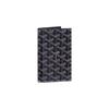 Grenelle Monogrammierte Klapptasche Leinwand und Kalbsleder Hahnentritt Kartenhalter Reisepasshalter Unisex Accessoires Marineblau GRENELPMLTY-12CL12P