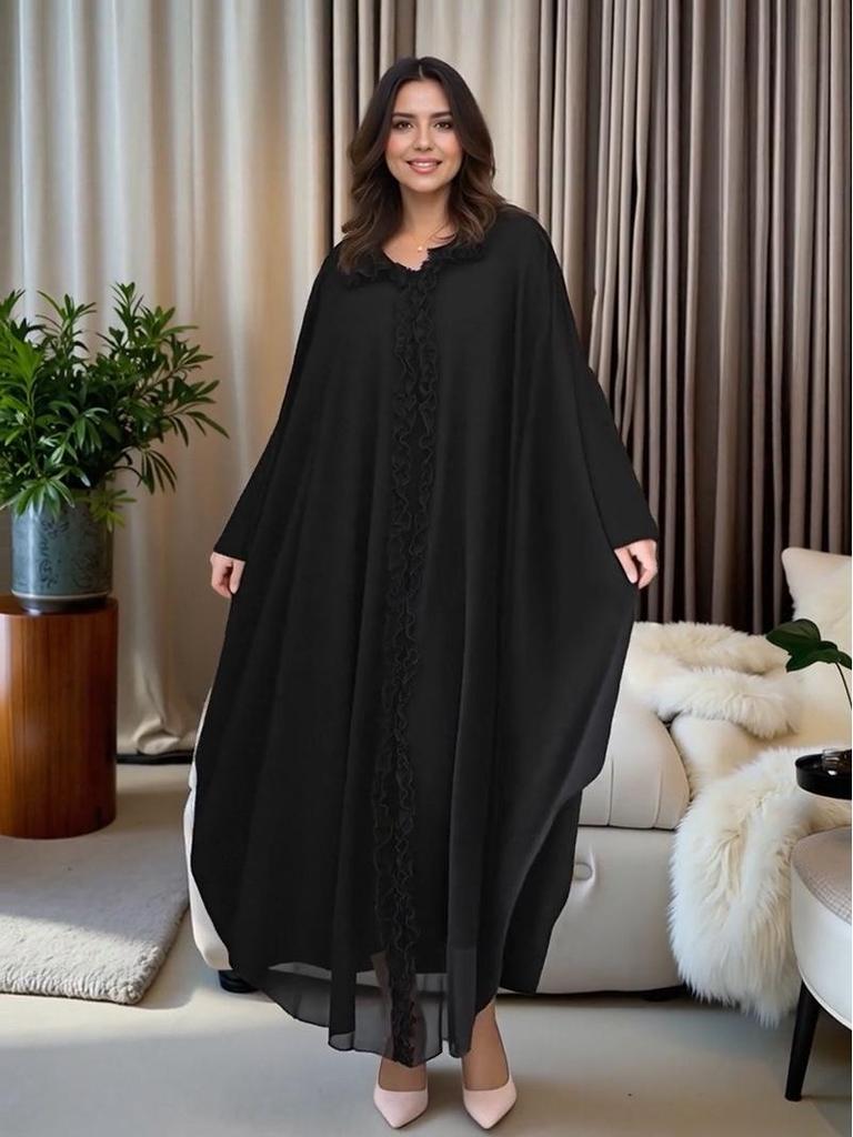 Dubai Hooded Dress: European & American Style, Turkish Cardigan, Loose Long Robe for Women