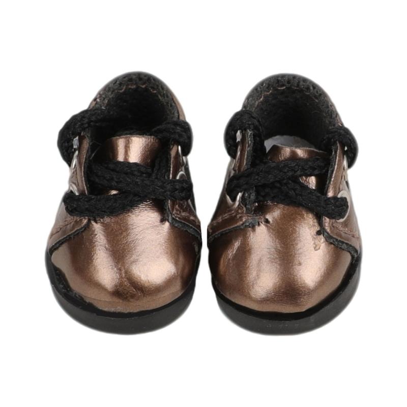 Multi Color Mini Doll Shoes Set Of 6 Pairs For 17cm/6.7in Dolls Detailed Craftsmanship Leather Style Footwear