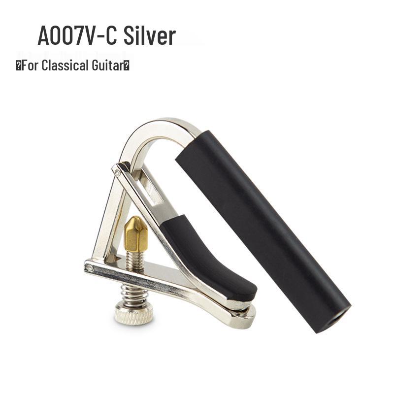 Alice A007V Metal Guitar Capo for Folk Acoustic Guitar - Personalized Transposer Clip