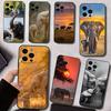 Elephant Baby Nature Phone Case Silicone Soft For IPhone 17 16 15 14 13 12 11 X XR Plus Pro Max Plus
