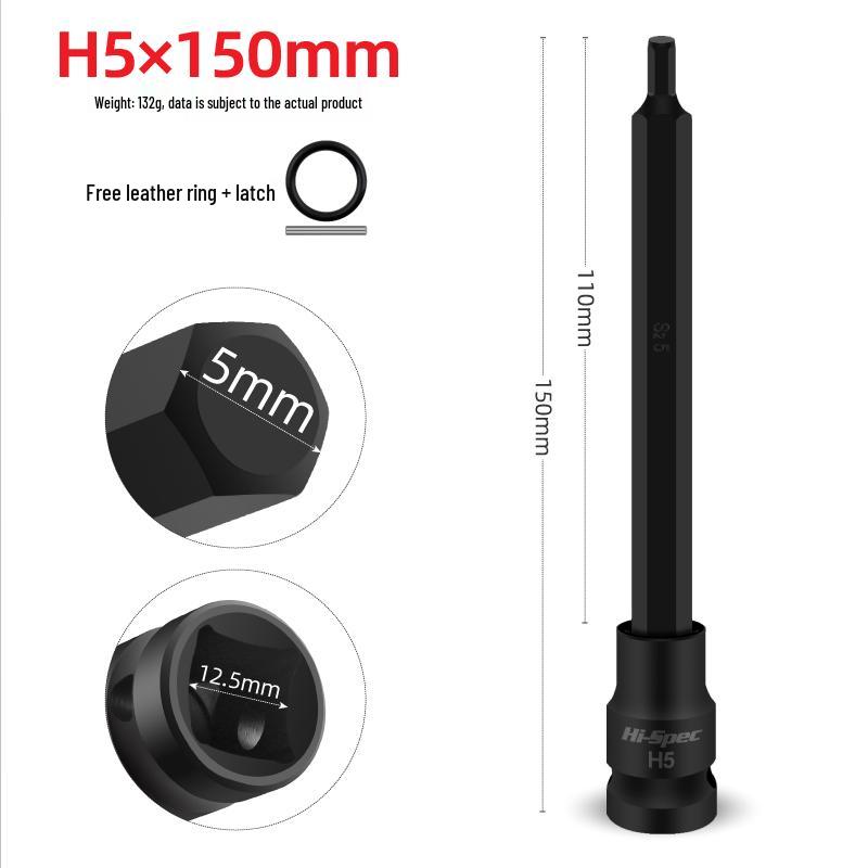 Hexagonal S2 Electric Impact Wrench Screwdriver Bit