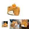 Adorable Capybara Tissue Box Plush Storage Container For Home And Car Organization