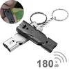 Double Pipe Whistle Pendant Keychain High Decibel Portable Outdoor Survival Emergency Camping Tool Multifunction