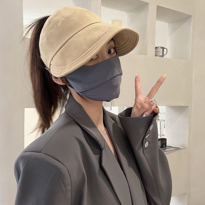 Ruth Cap Versatile Empty Top Hat Sun Hat Can Hang Mask Sun Hat UV Protection Sun Hat