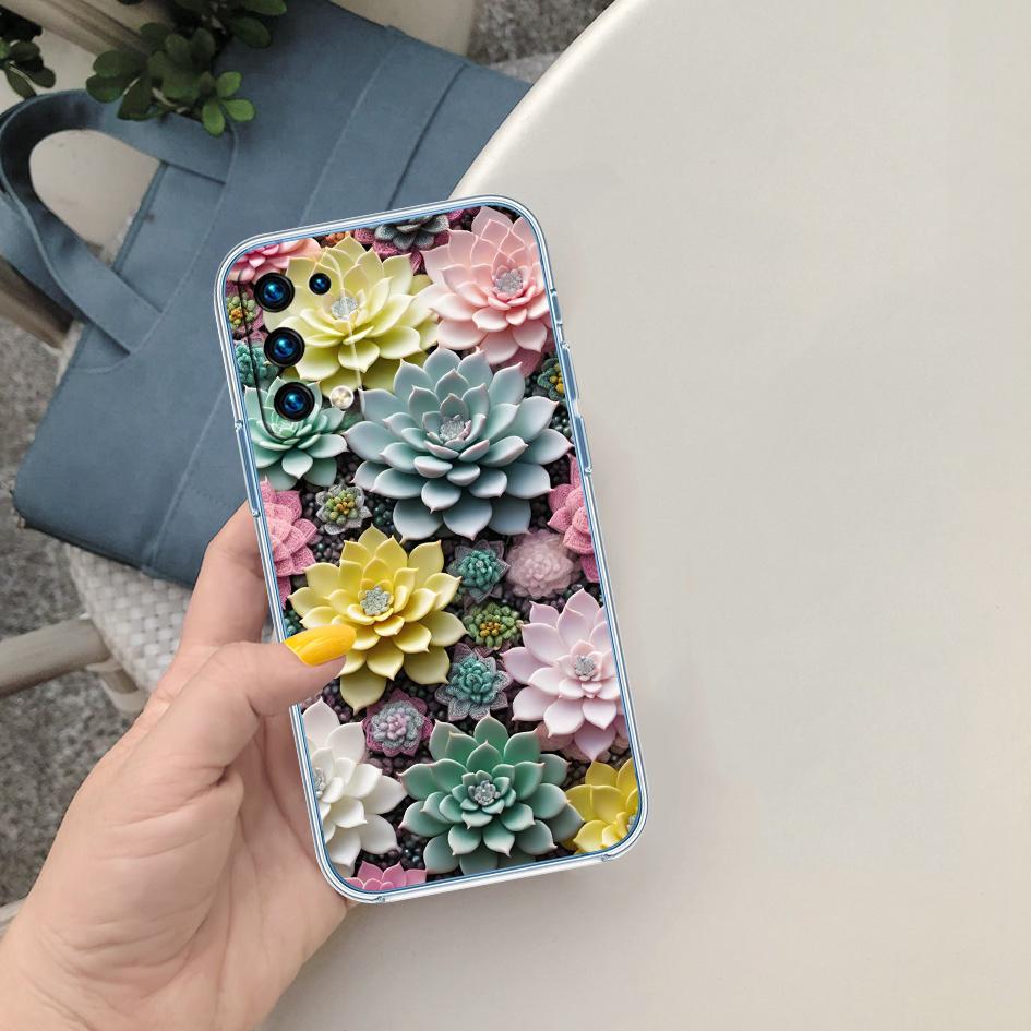 FM11 Cacti Succulent Phone Case for Motorola Moto G10 G20 G30 G31 G32 G34 G35 G41 G42 G50 G51 G52 G55 G60 G60S G62 G71 G72 G75