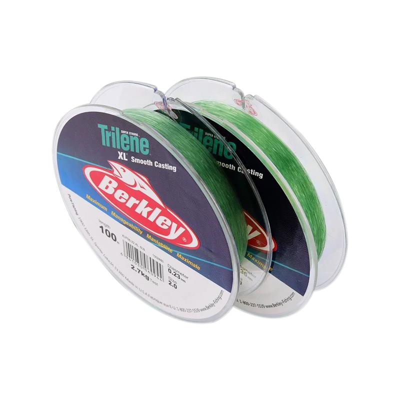 Berkley Nylon 50m 100m 150m 300m Line Super Strong Hard Monofilament Line Fishing Nylon Per Pounds XL (Green,1.5&50 meters) зелёный