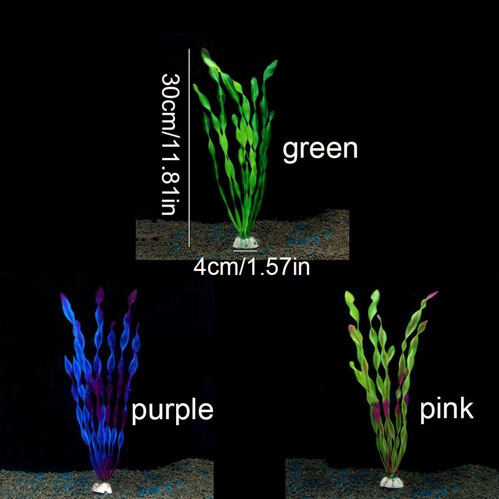 Lifelike Artificial Water Plant Plastic Water Weeds Ornament Aquatic Grass  Fish Tank