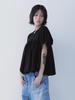 SETSETSET Balloon Hoodie Black