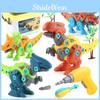 Dinosaur Toys For Kids Take Apart Build Set With Electric Drill And Storage Box