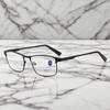 Square Metal Large Frame Reading Presbyopia Glasses for Men Women Vintage High Quality Far Sighted Eyeglasses +1.0 +1.25 To +6.0