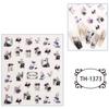 New Year Nail Art Stickers Bronzing Year of the Dragon Chinese Style Mahjong Cartoon Nail Stickers Decoration