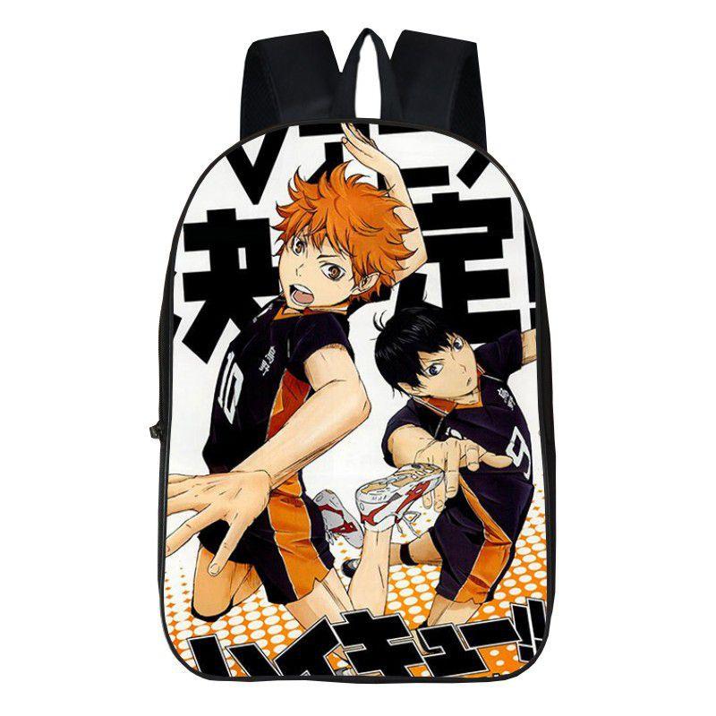 Karasuno Haikyuu Anime High School Backpack Shoulder Bag Travel Book Rucksacks