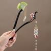 Tassel Sandalwood Hair Stick Wooden Hanfu Headwear Chinese Style Hairpin  Hairstyle Design Tool