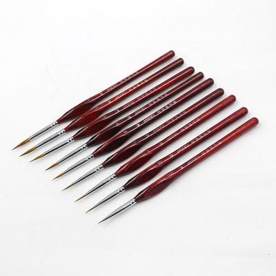 Professioneller Zobelhaar-Tintenpinsel, Kunstpinsel zum Zeichnen, Gouache, Ölgemälde, Pinsel, Künstlerbedarf