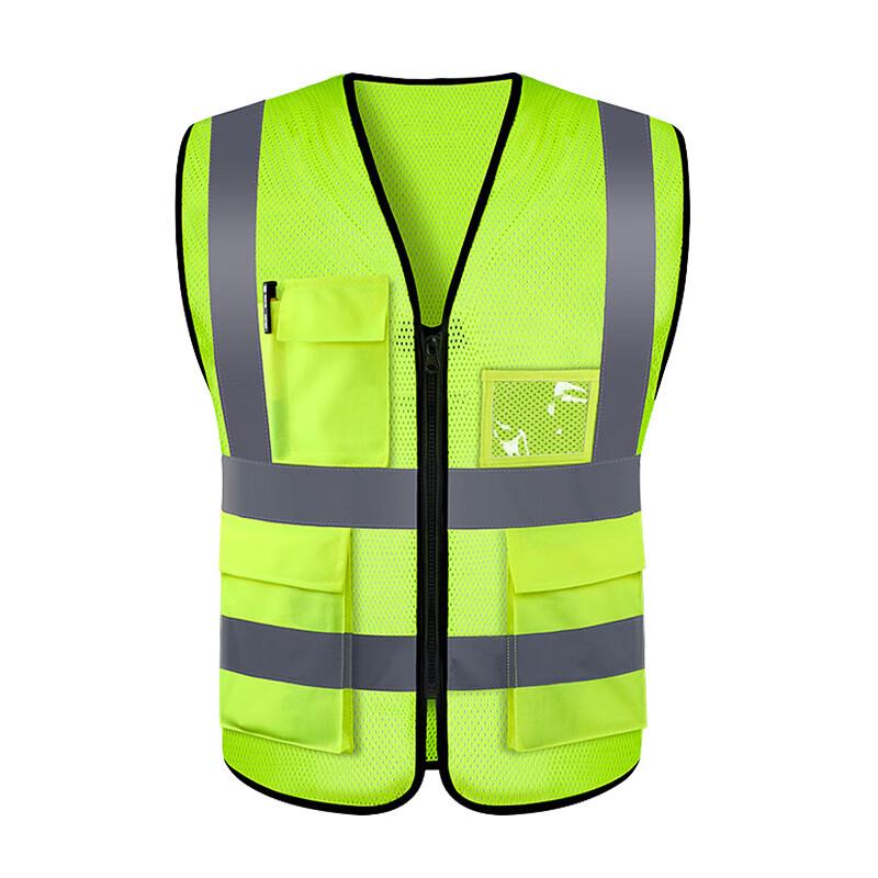 AIWEISHA Breathable Multi-Pocket Reflective Mesh Vest