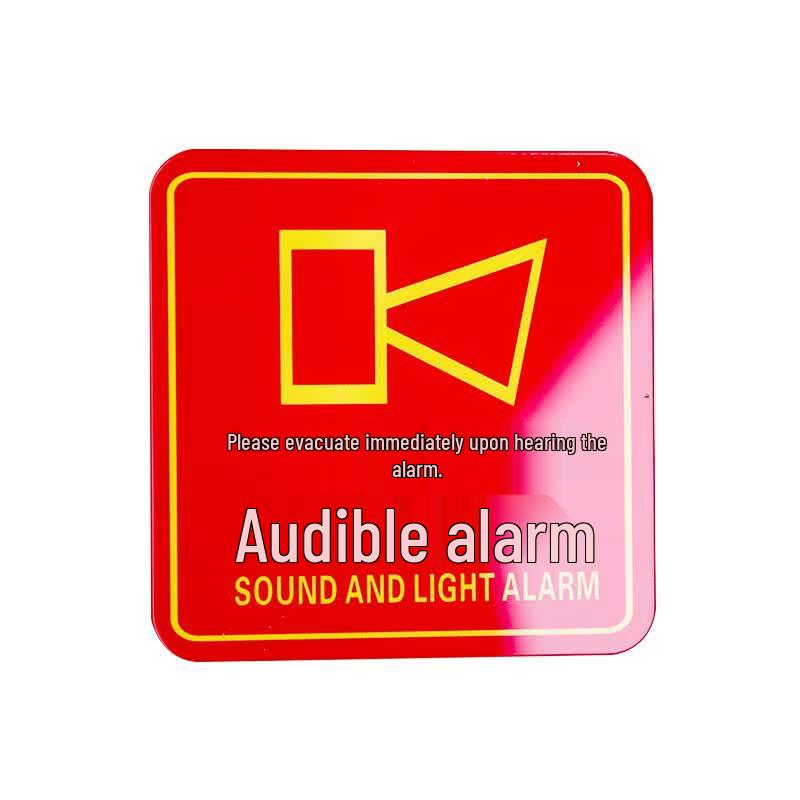 Anyi Acrylic Fire Safety Signs One Size