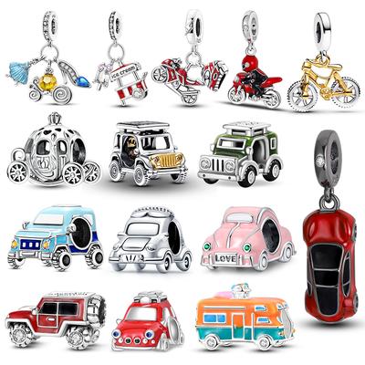 Farmece Serie Vehicule Off-Road Cupru Farmece Mărgele Se potrivesc Brățară Originală 3Mm Pandantiv Femei Mărgele Bijuterii DIY Cadouri