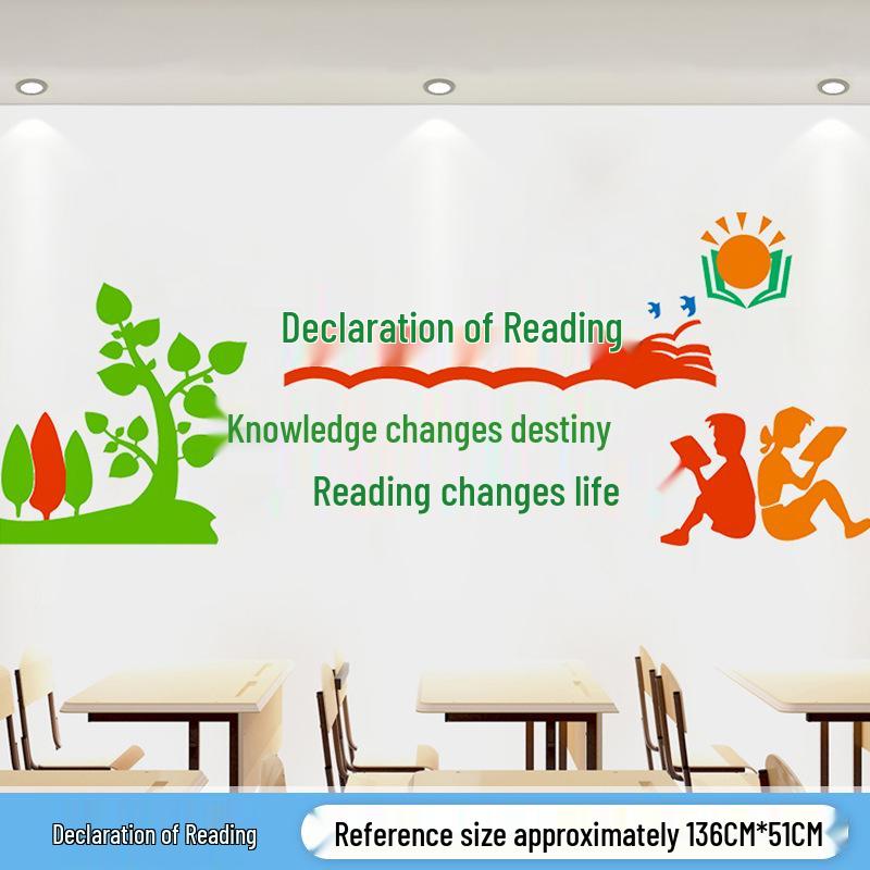 Inspirational Quotes Wall Stickers for Classroom and Office Decor