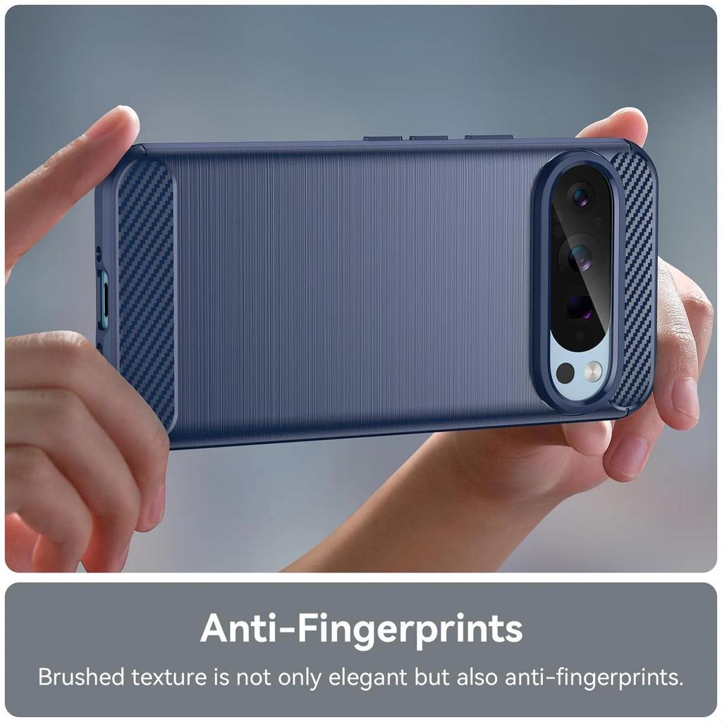Phone Case For Google Pixel 9 Pro ,flexible Tpu Fiber Protective Cover For Google Pixel 9 Pro