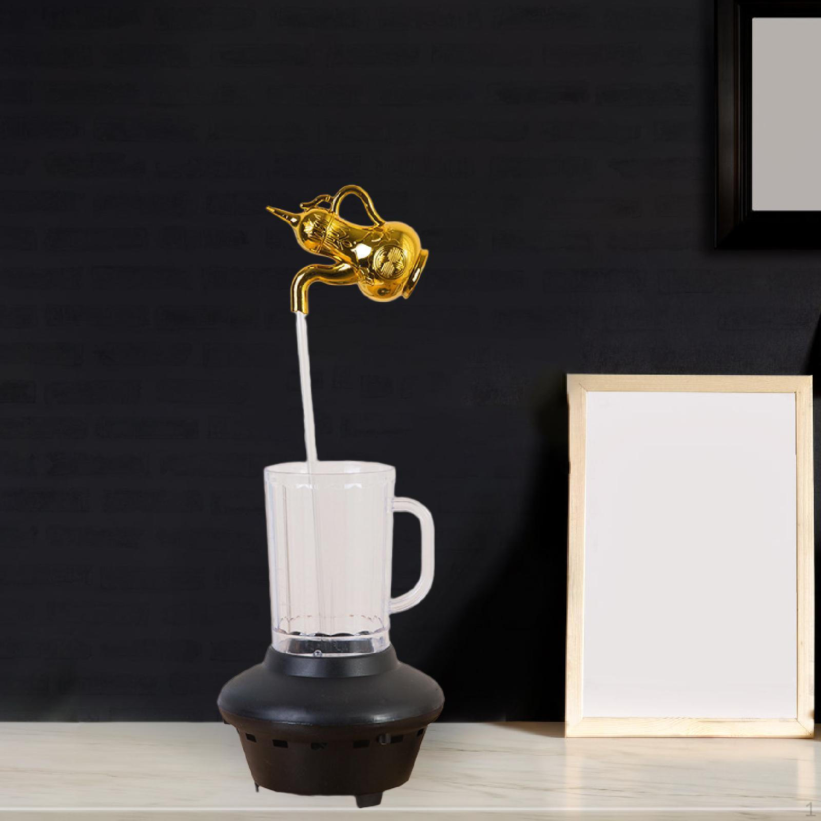 

Кружка-фонтан с подсветкой, высота 18,70 дюйма, настольный элемент домашнего декора Style B