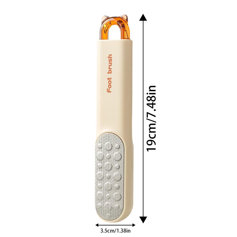 Foot Scrubber Dead Skin Remover Portable Foot Exfoliator Tool Foot Callus Remover Versatile Foot Brush Scrubber Callus Remover оранжевый