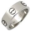 B4084700 Love LOVE Love RingRing Ring K18WG #8.5(JP Size) Array