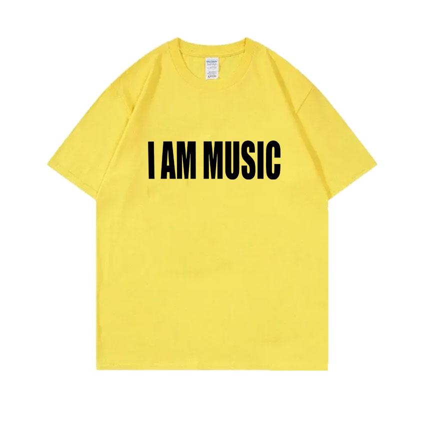 Playboi Carti I AM MUSIC 2025 Album Logo Graphic Print T-shirt Men Fashion Hip Hop Streetwear Unisex Opium Merch Short Sleeve