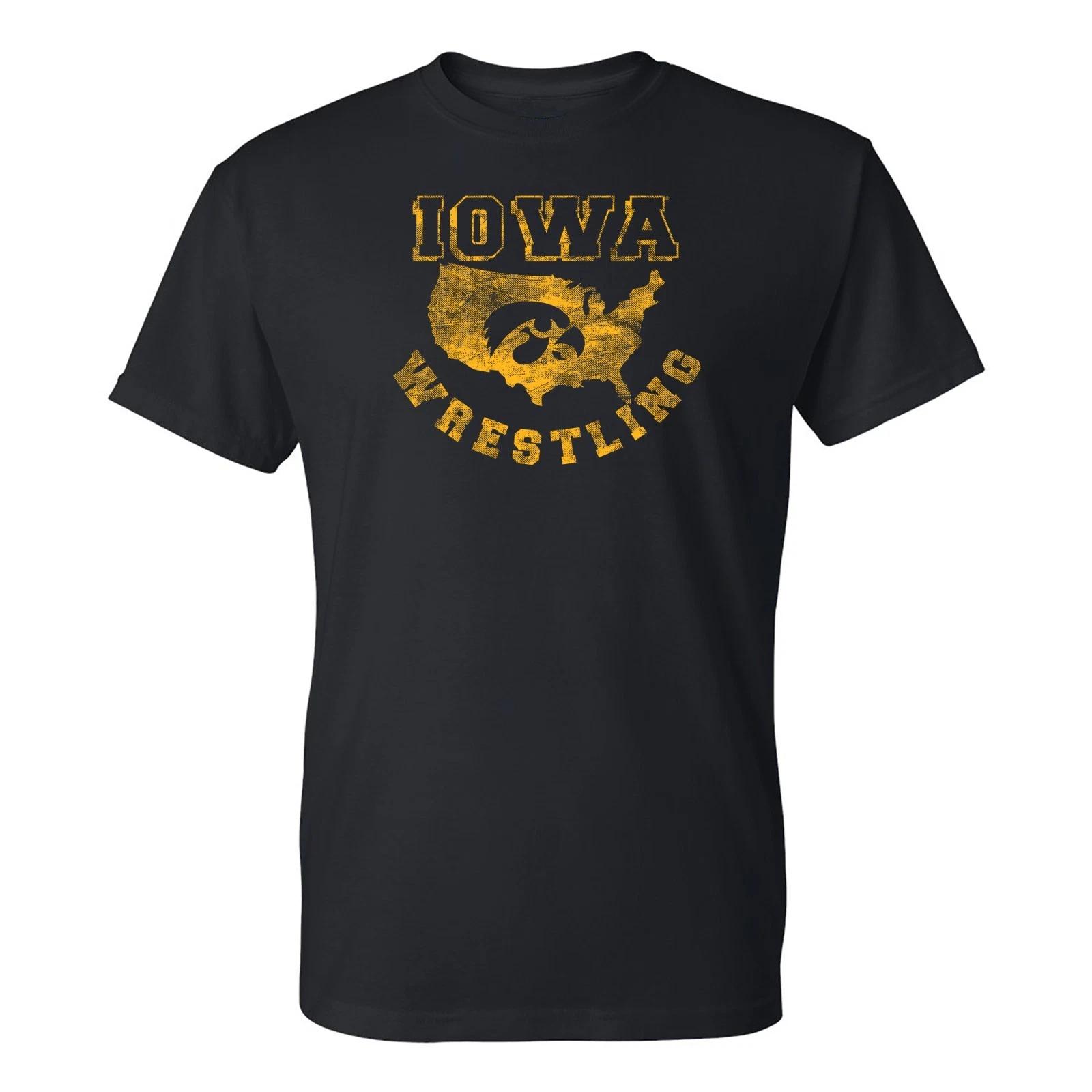 Футболка Iowa Hawkeyes America Wrestling - Черная S