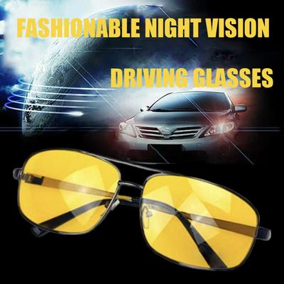 Men's Car Drivers Sunglasses Night Vision Anti-Glare Yellow Sun Glasses Women Driving Glasses Auto Accessories Driving Glasses