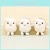 Adorable Plush Bread Toy Keychain Charm Cute Cartoon Bag Accessory Short Plush Stuffed Doll