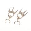 Punk Style Spiked Earrings For Women Men Gothic Cone Pendant Earrings Y2K Grunge Dangle Jewelry Gift